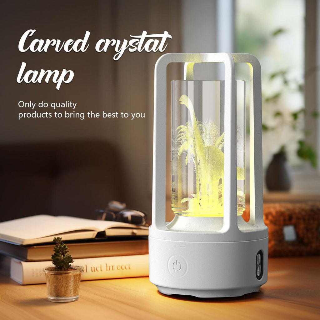 Creative 2 In 1 Audio Acrylic Crystal Lamp And Bluetooth Speaker Valentine's Day Gift Touch Night Lamp.