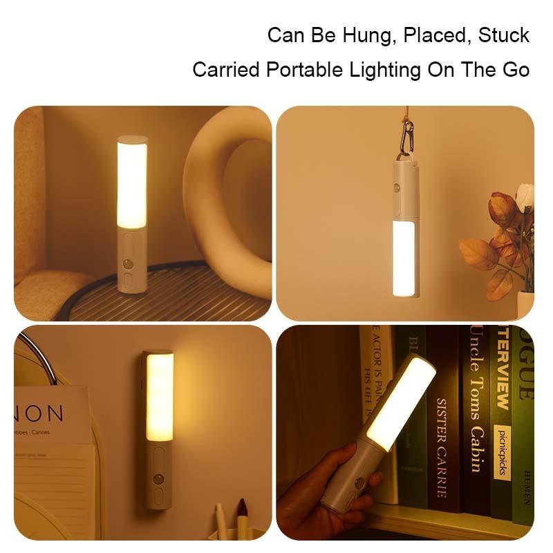 New Style Smart Human Body Induction Motion Sensor LED Night Light For Home Bed Kitchen Cabinet Wardrobe Wall Lamp.