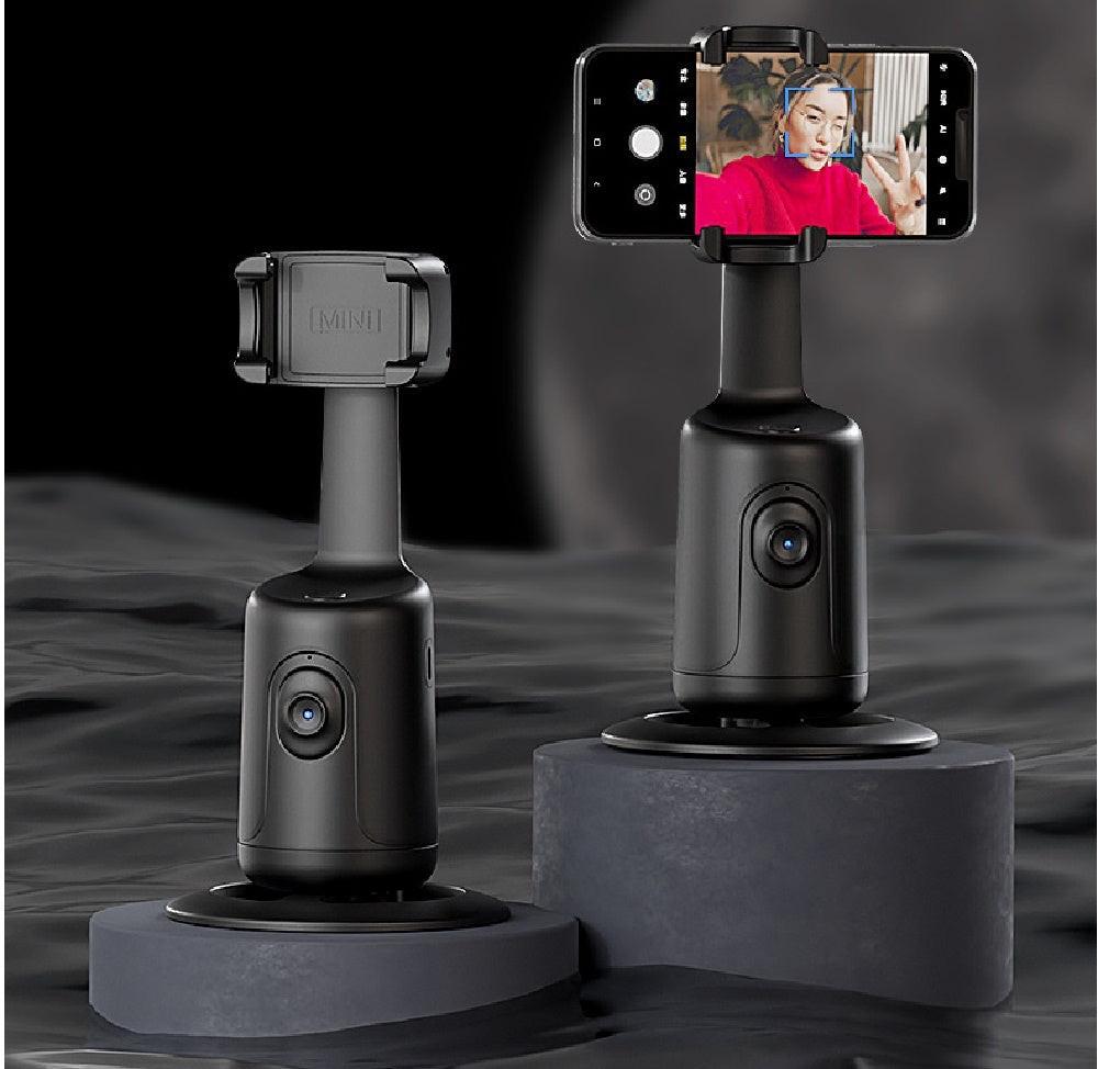 360 Auto Face Tracking Gimbal AI Smart Gimbal Face Tracking Auto Phone Holder For Smartphone Video Vlog Live Stabilizer Tripod.