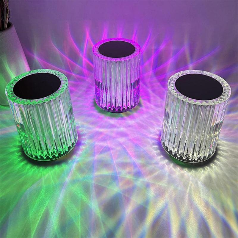 Crystal Lamp Table Lamp Atmosphere Creative Line Small Night Lamp Led Lights.