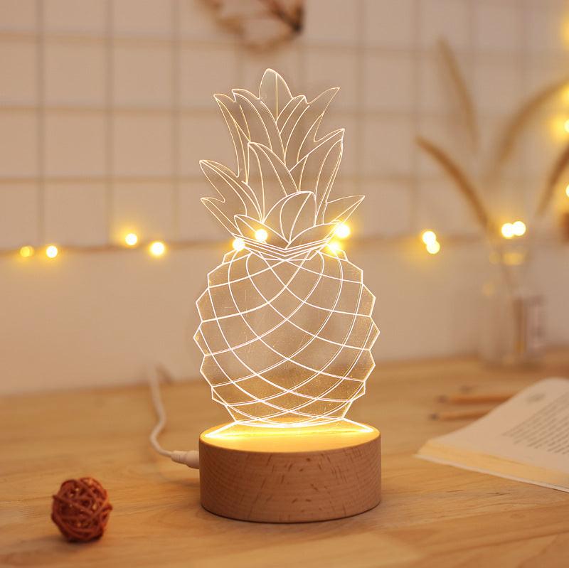 Bedside lamp pineapple table lamp.