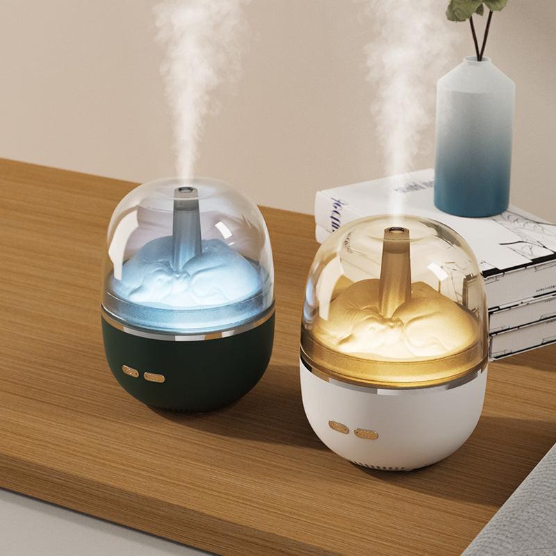 Air Humidifier Essential Oil Ultrasonic Aromatherapy Atomizer Colorful Light Heavy Fog Volume Office Home Accessories.