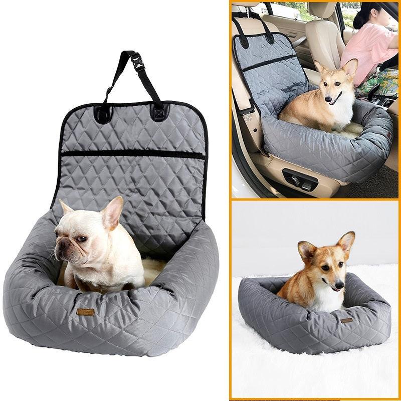 2 In 1 Pet Dog Carrier Folding Car Seat Pad Thickened Multi-purpose Pet Bed Dog Car Mattress Pets Supplies.