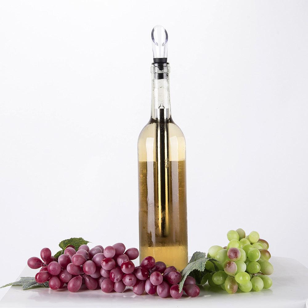 Wine Bottle Cooler Stick Stainless Steel Wine Chilling Rod Leakproof Wine Chiller Beer Beverage Frozening Stick Bar Tools.
