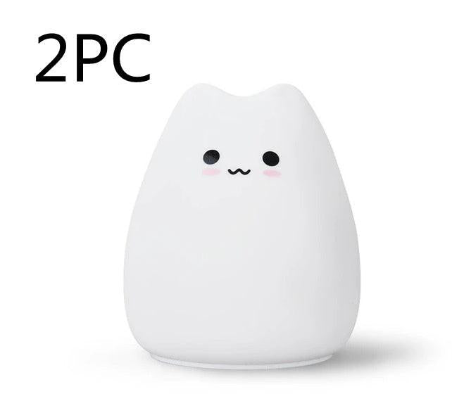 Silicone Touch Sensor LED Night Light For Children Baby Kids.