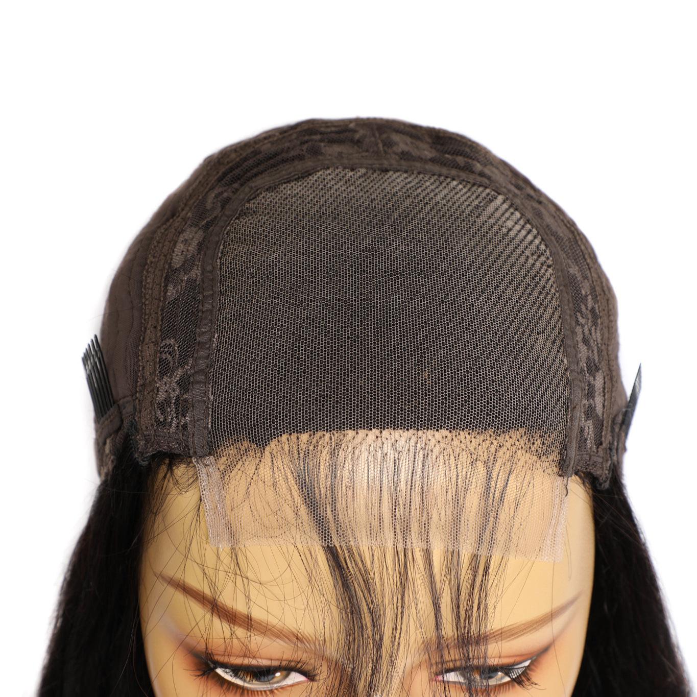 Real Human Hair Wig Lace Hair Set 9a Hair Quality Straight Hair.