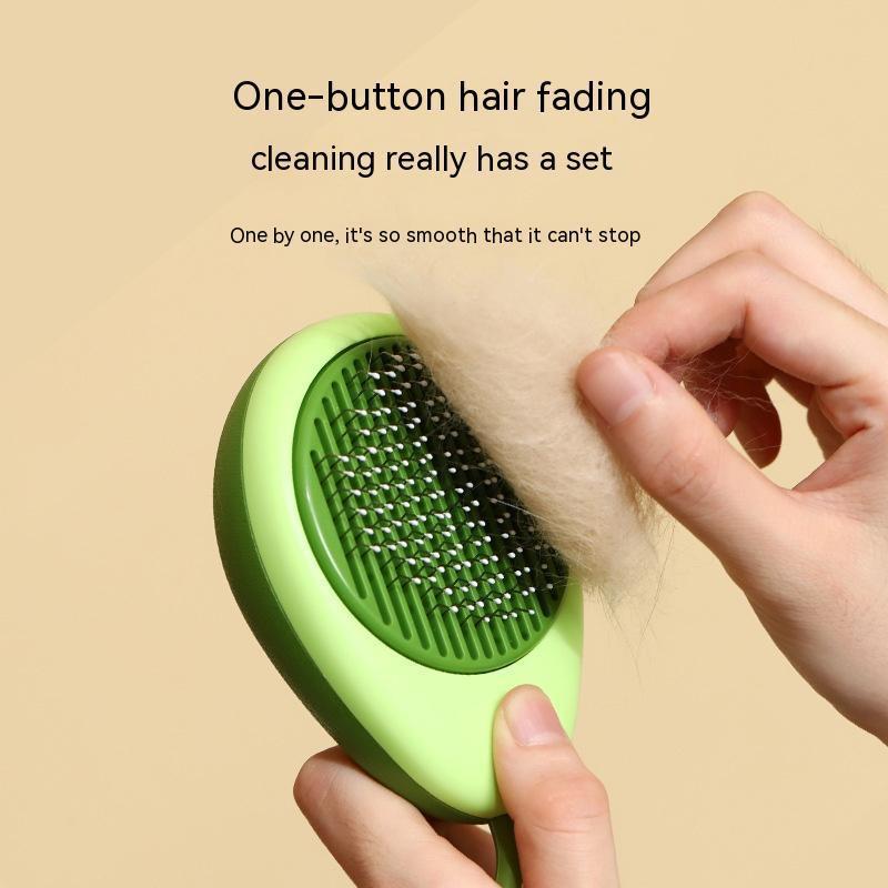 Cat Brush Hair Remover Cleaning Avocado Shaped Dog Grooming Tool Pet Combs Brush Stainless Steel Needle Pet Cleaning Care.