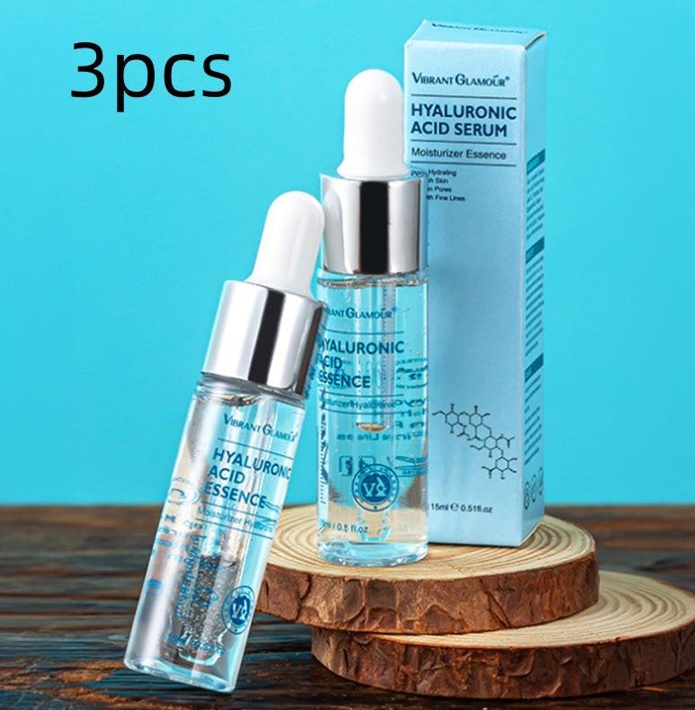 Hyaluronic Acid Face Serum Anti-Aging Shrink Pore Whitening Moisturizing Face Cream Dry Skin Care.