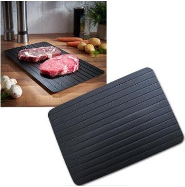 Fast Defrosting Tray Thaw  Kitchen Quick Aluminum Thaw Plate.