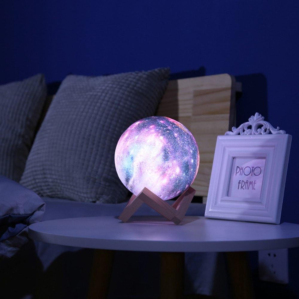 3D Printing Lunar Light Painting Creative Gift Night Light.