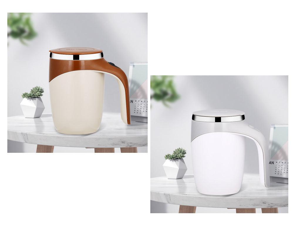 Rechargeable Model Automatic Stirring Cup Coffee Cup High Value Electric Stirring Cup Lazy Milkshake Rotating Magnetic Water Cup.
