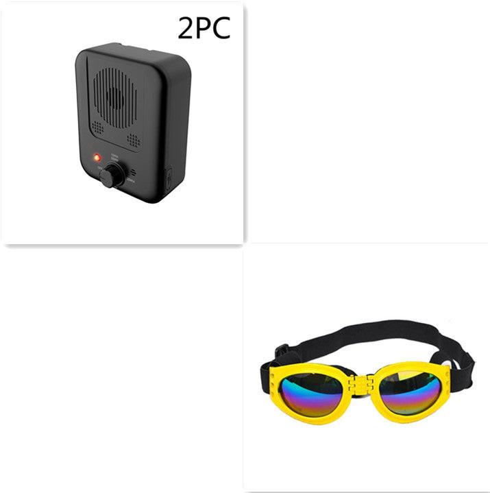 Pets Dog Anti Barking Device Pet Dog Ultrasonic Anti Barking Collars Repeller Outdoor Dogs Stop No Bark Control Training Device Supplies.