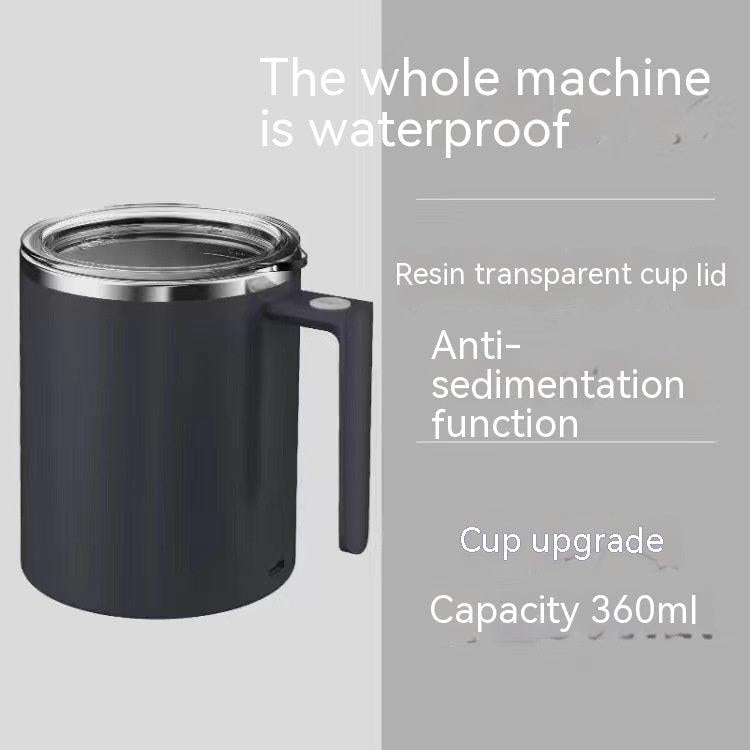 Portable Smart Magnetic Automatic Mixing Coffee Cup Rechargeable Rotating Home Office Travel Stirring Cup.