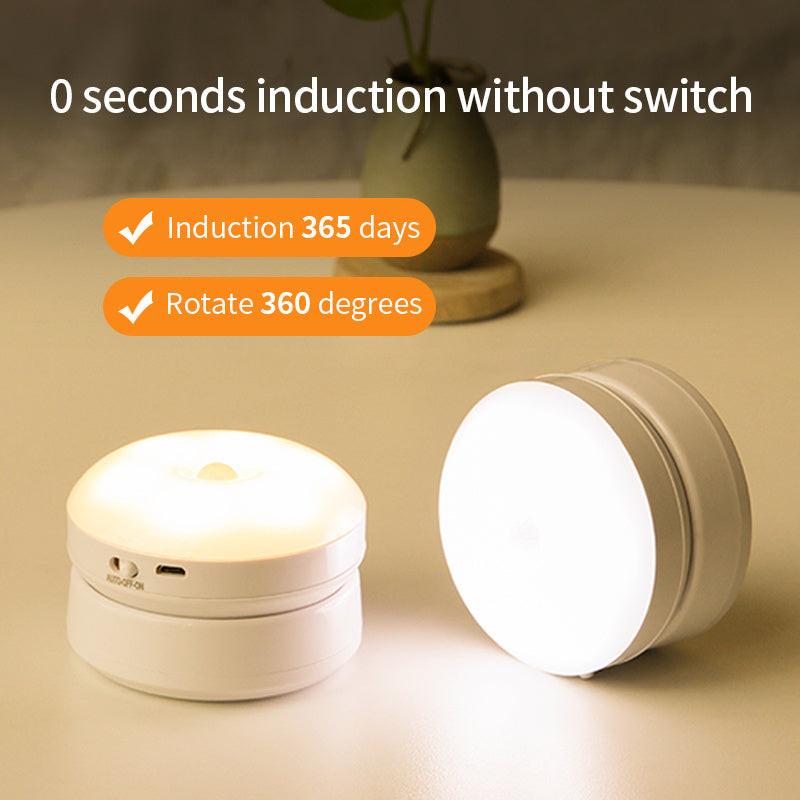 Rotating Human Body Sensor Light Corridor Garage Light Wardrobe Light Motion Sensor Night Light.