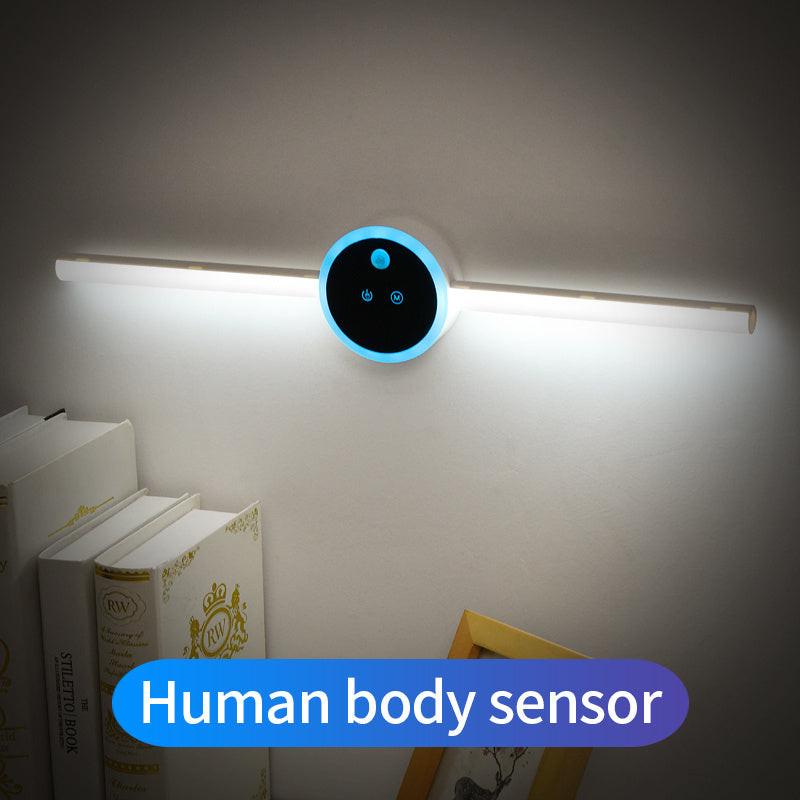 Smart Cabinet Light Clock Timing Sensor Light Removable LED Wardrobe Light Human Body Sensor Light.