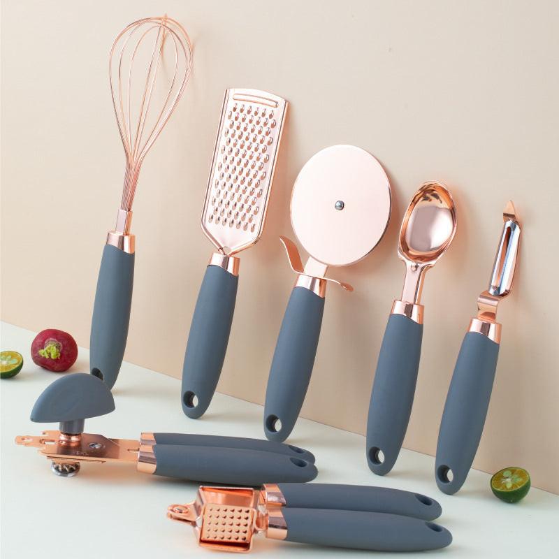 Kitchen Household Peeler Gadget Copper Plating Set.