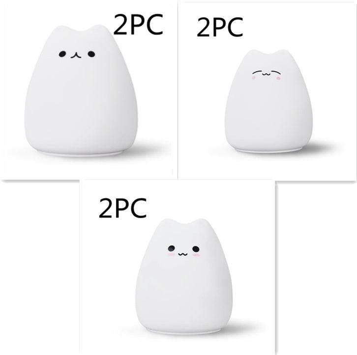 Silicone Touch Sensor LED Night Light For Children Baby Kids.