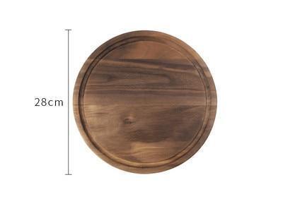 Black Walnut Wood Cutting Board Creative Whole Tray Fruit Chopping Cutting Board Wood Chopping Blocks For Kitchen.