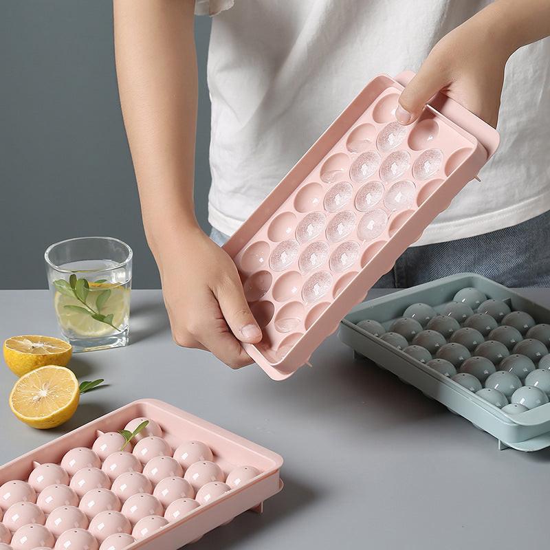 Ice Tray 3D Round Ice Molds Home Bar Party Use Round Ball Ice Cube Makers Kitchen DIY Ice Cream Moulds.