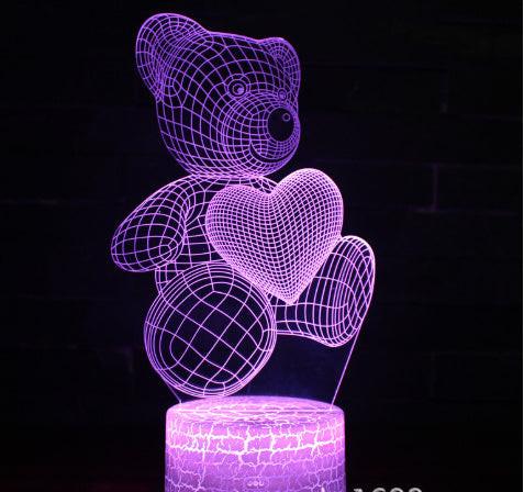 3D Lamp Acrylic USB LED Night Lights Neon Sign Lamp Xmas Christmas Decorations For Home Bedroom Birthday Decor Valentines Day Gifts.