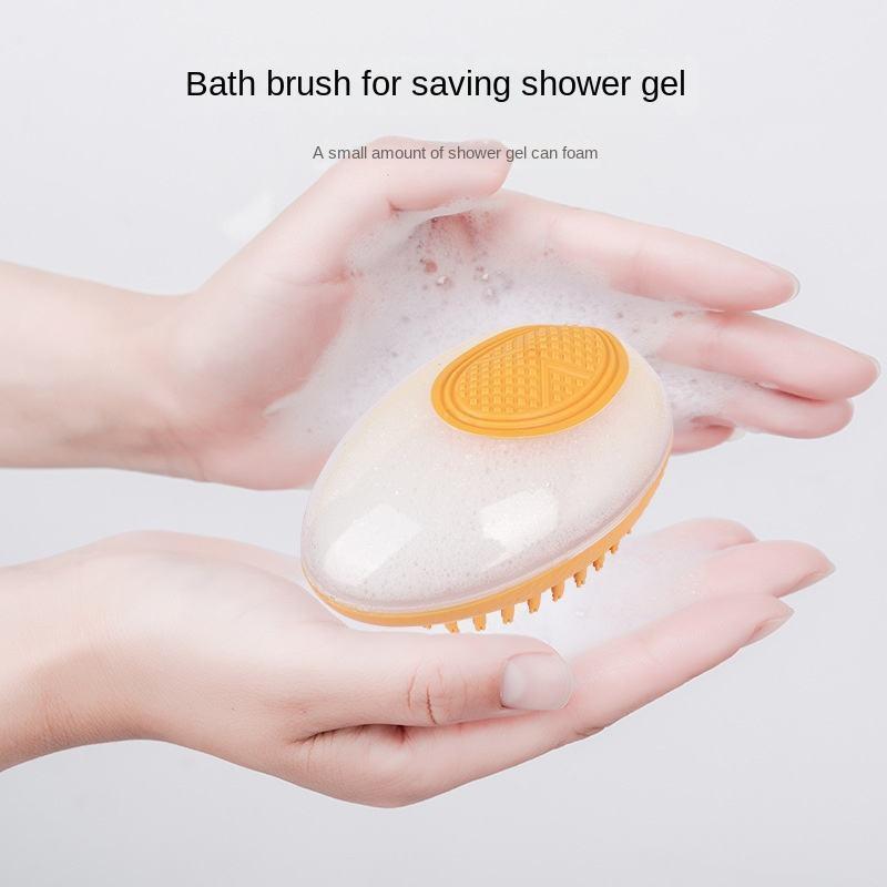 Dog Cat Bath Brush 2-in-1 Pet SPA Massage Comb Soft Silicone Pets Shower Hair Grooming Cmob Dog Cleaning Tool Pet Products.