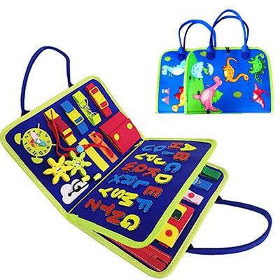 New Busy Book Children's Busy Board Dressing And Buttoning Learning Baby Early Education Preschool Sensory Learning Toy.