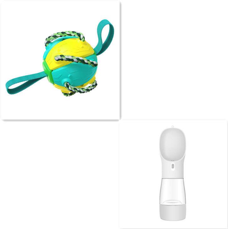 Interactive Dog Football Soccer Ball With Tabs Inflated Training Toy Outdoor Border Collie Balls Pet Products.