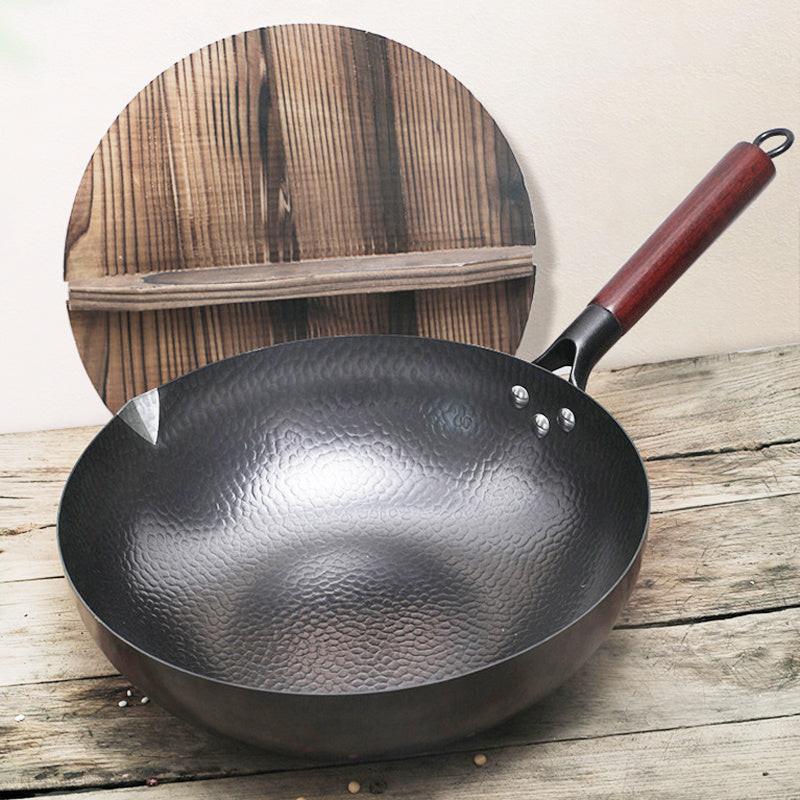 Iron Pan Traditional Iron Wok Handmade.