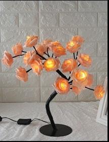 LED Tree Lamp Rose Small Tree Lamp Modeling Lamp Table Lamp.