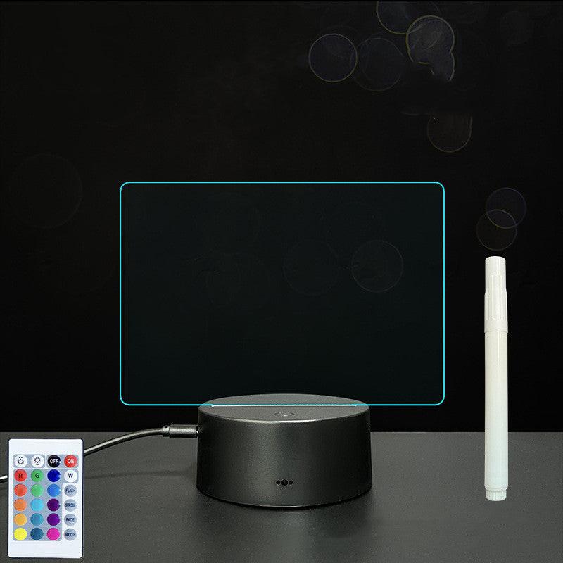 3D Acrylic Board Handwriting Message Board LED Light.