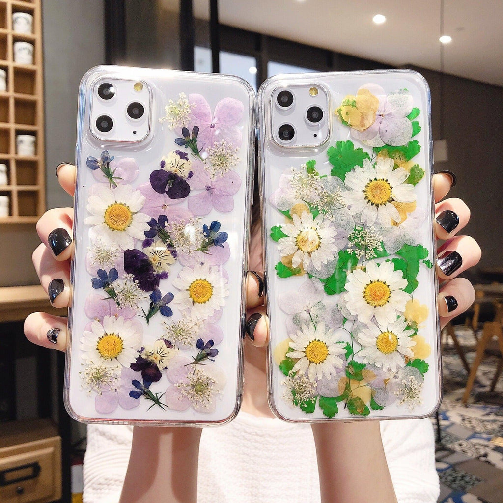 Preserved Flower Epoxy Phone Cases.
