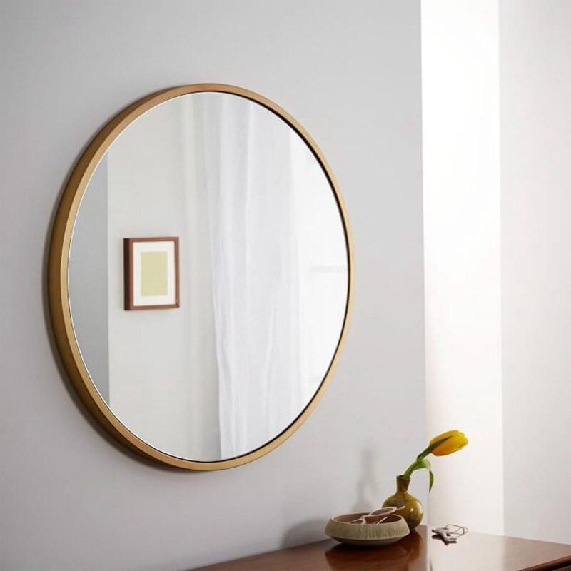 Bathroom wall bathroom mirror wall hanging decorative mirror.