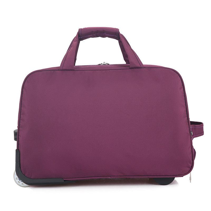 Oxford Cloth Trolley Bag Leisure Travel Folding Luggage.