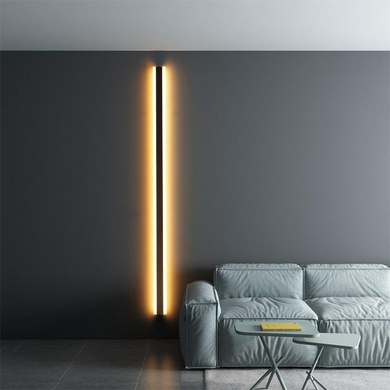 Minimalist long led wall lamp.