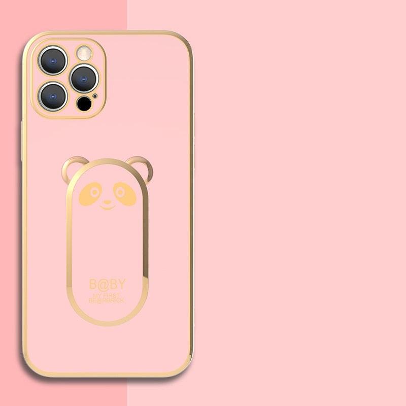 Panda Magnetic Ring Holder Phone Case Cover.
