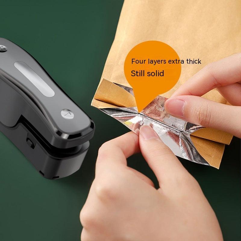 Rechargeable Small USB Mini Sealing Machine Portable Kitchen Gadgets.