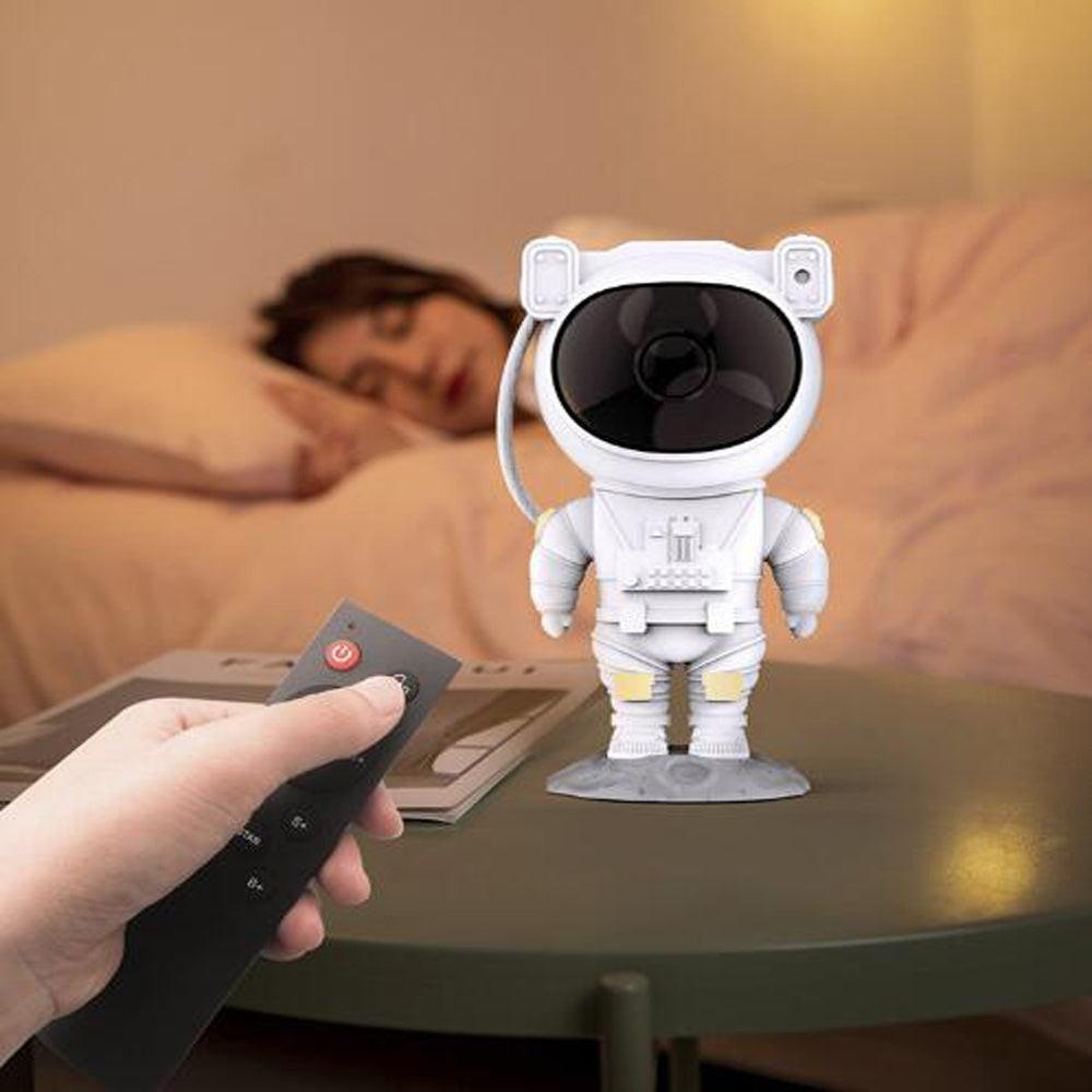 Creative Astronaut Galaxy Starry Sky Projector Nightlight USB Atmospher Bedroom Table Lamp.