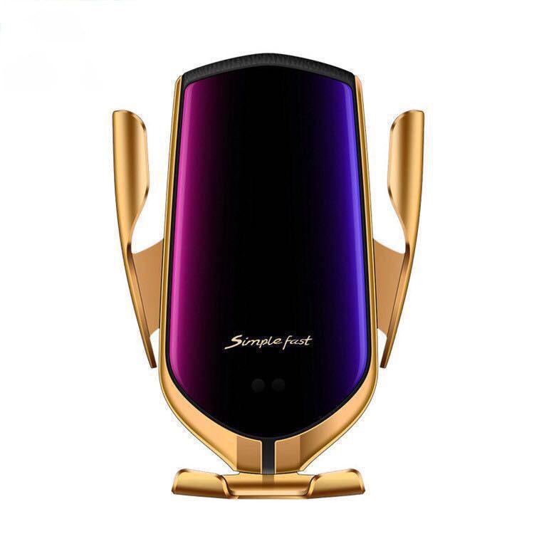 Car Wireless Charger 10W Induction Car Fast Wireless Charging With Car Phone Holder S5.
