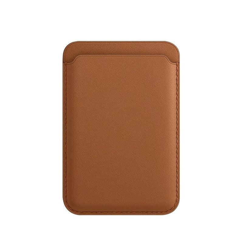 For Magsafe Magnetic Luxury Leather Card Holder Wallet Case For 14 Pro Max 13 12 Phone Bag Adsorption Accessories Cover.