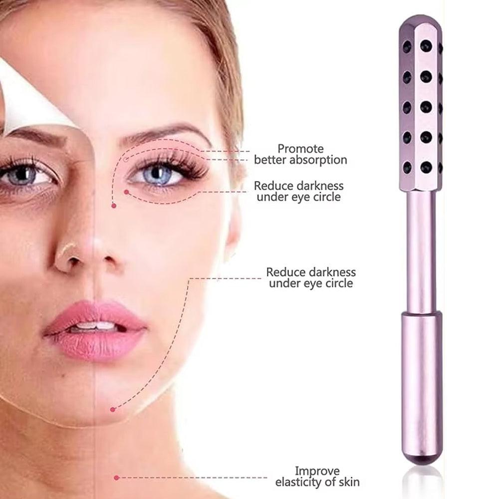 30 Germanium Beauty Stick Massage Beauty Stick Facial Roller Face Lift Bar Anti Wrinkle Facial Massager Skin Care Tool Derma Rolling Face Massage Roller Wand.