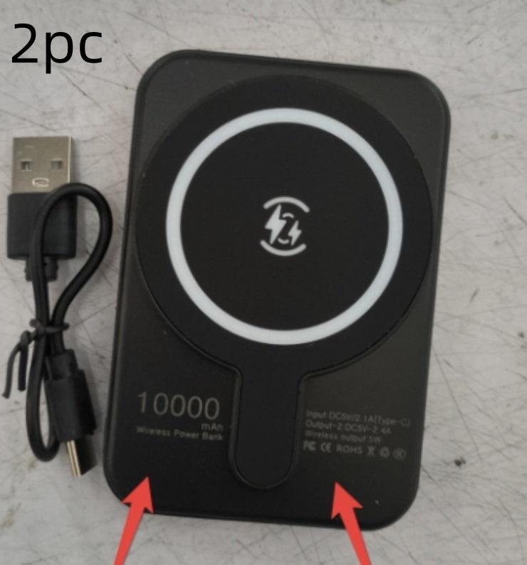 Mini Fast Charging Magnetic Wireless Power Bank 5000 MAh Portable.