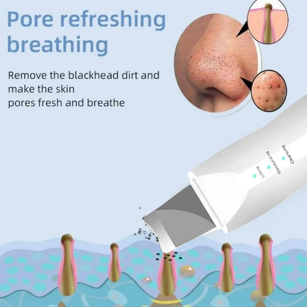 Ultrasonic Pore Skin Scraper.