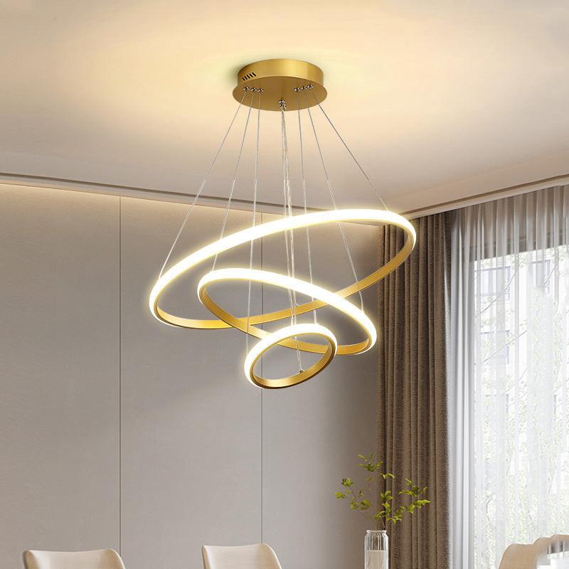 Living Room Chandelier Dining Room Lamp Intelligent Simple Household Chandelier.