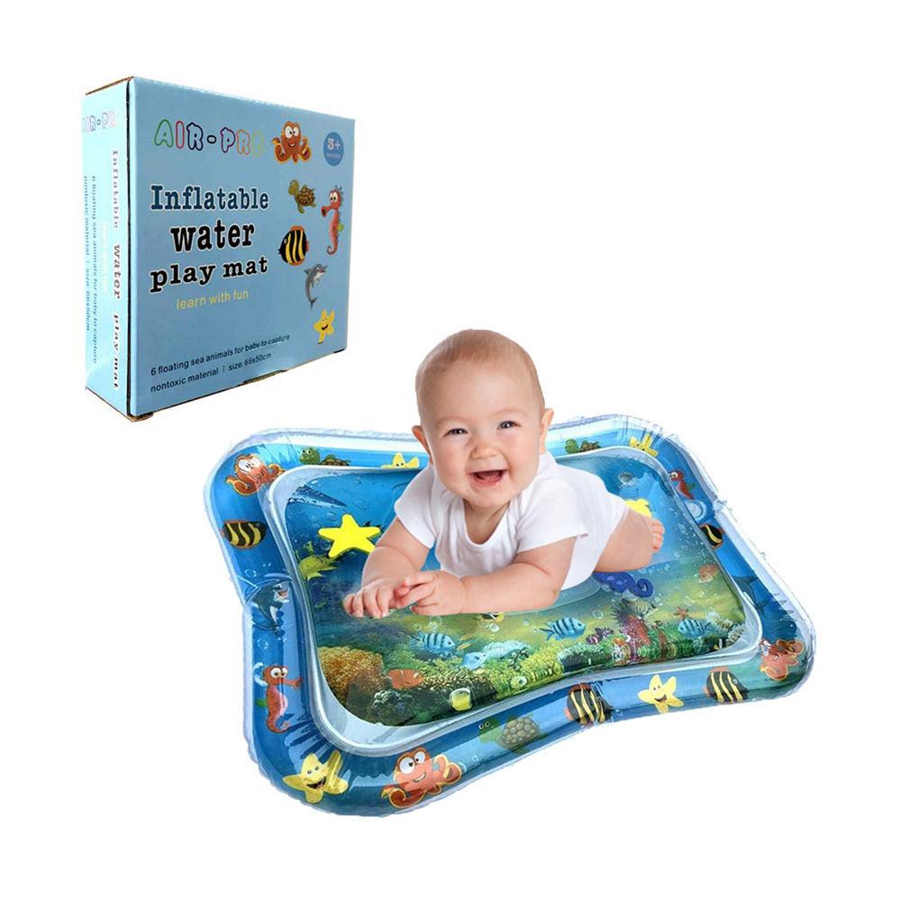Baby Inflatable Water Mat, Infants Summer Beach Water Mat Patted Pad Water Cushion For Infants Toddlers Summer Activity Play Toys Baby Pillows.