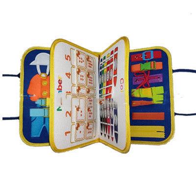 New Busy Book Children's Busy Board Dressing And Buttoning Learning Baby Early Education Preschool Sensory Learning Toy.