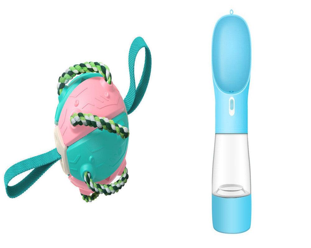 Interactive Dog Football Soccer Ball With Tabs Inflated Training Toy Outdoor Border Collie Balls Pet Products.