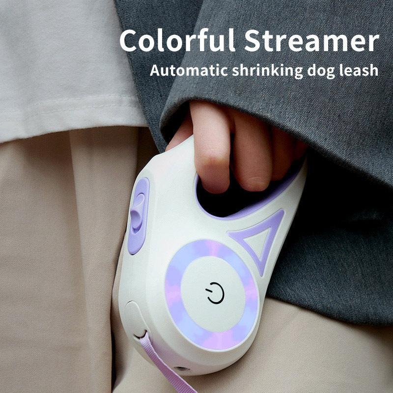 Dog Leash Retractable Leash And Dog Collar Spotlight Automatic Pet Dog Cat Traction Rope For Small Medium Dogs Pet Product.