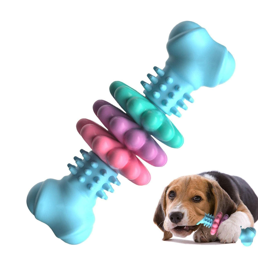 Dog Chew Toy Dog Bone Type  Dogs Teeth Cleaning Toys Indestructible TPR Bone Chewing Bite Resistant Teething Toys  Pet Products.