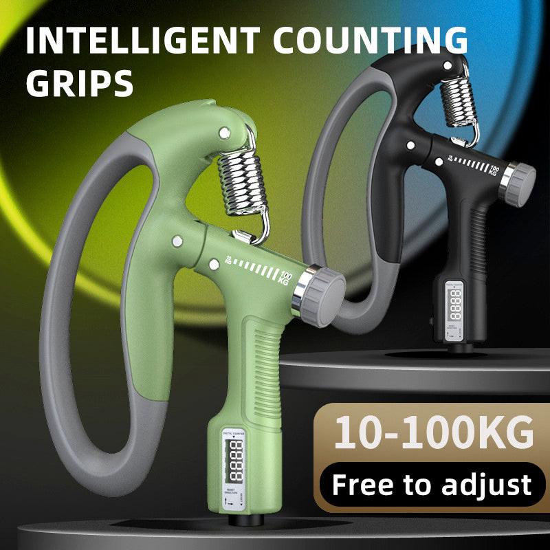 Smart Counting Grip 10-100KG Grip Free Adjustment Professional Hand Training Arm Muscle Training Fitness Equipment Fitness Tools Gym.