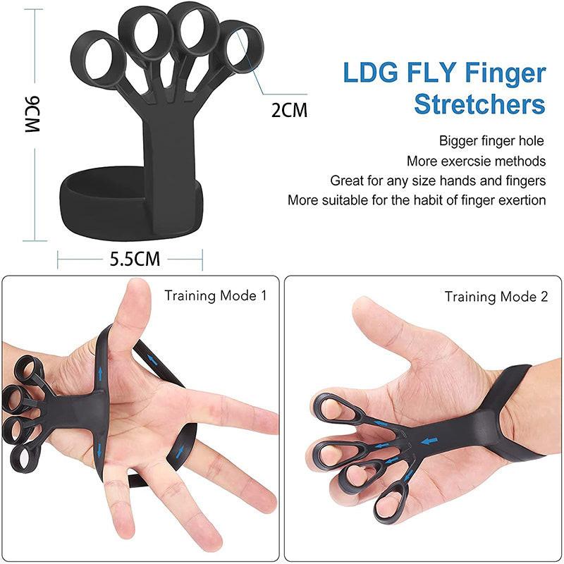 Silicone Grip Device Finger Exercise Stretcher Arthritis Hand Grip Trainer Strengthen Rehabilitation Training To Relieve Pain.